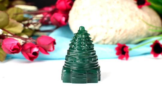 Green Jade Shree Yantra - 65 gms