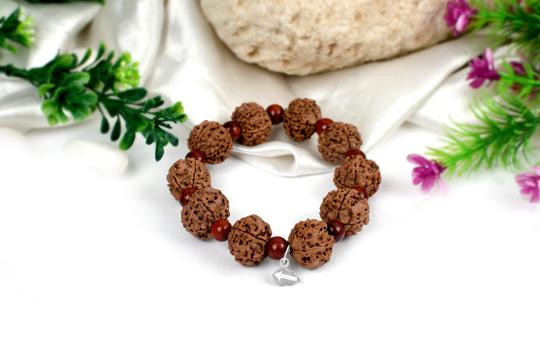 Guru Bracelet with Sandalwood beads