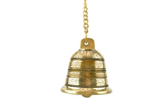 Hanging Bell in Brass