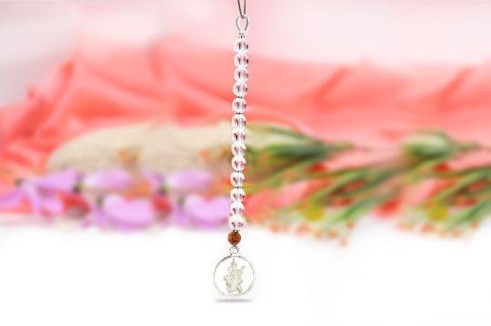 Hanging Saraswati Yantra - Silver