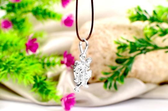 Hanuman locket in pure silver - Design I