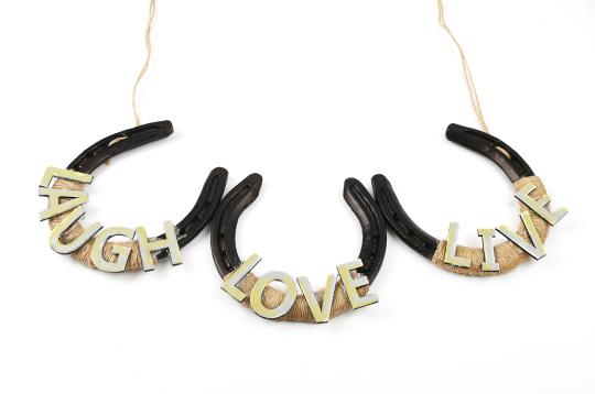 Horse Shoe Artifacts - Live Love Laugh
