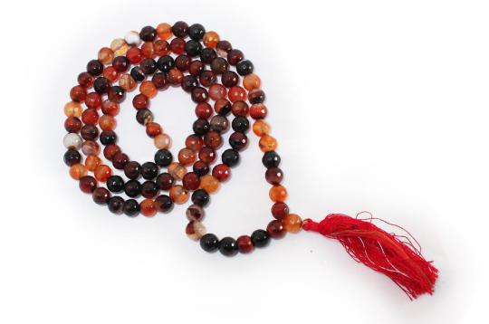 Jasper multicolor faceted beads Rosary