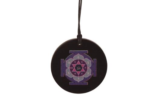 Katyayani Yantra locket on Rosewood