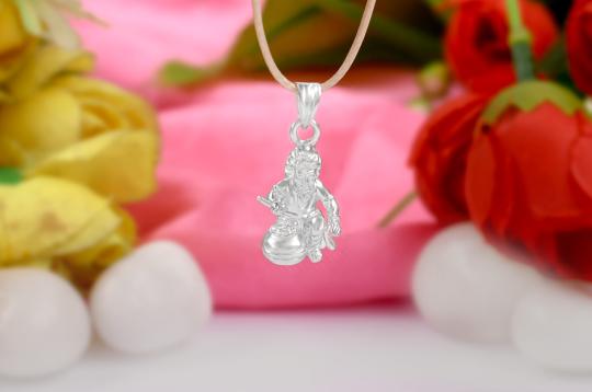Krishna Locket in pure silver - VI