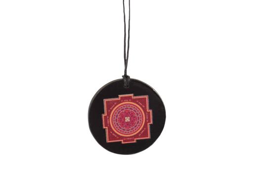 Kuber Yantra locket on Rosewood