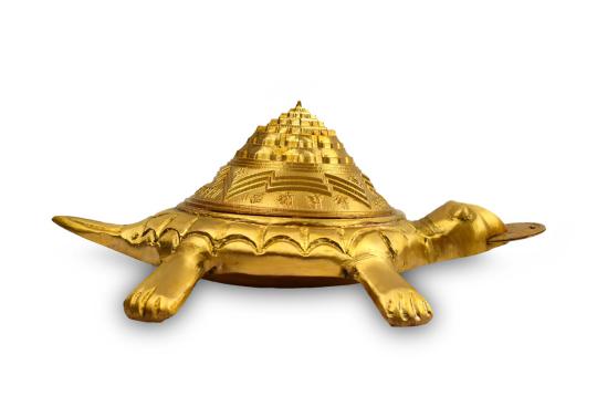 Kurma Shree Yantra in Brass - I