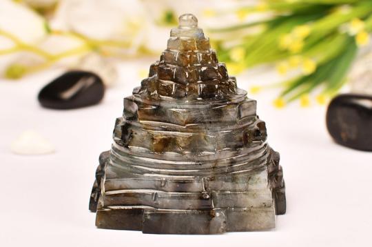Labradorite Shree Yantra - 287 gms