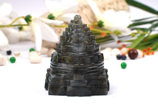 Labradorite Shree Yantra - 321 gms