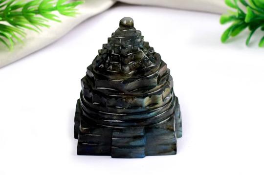 Labradorite Shree Yantra - 81 gms