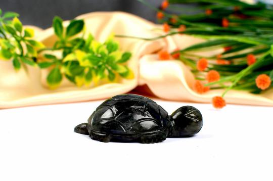 Labradorite Turtle (Kurma) - 54 gms