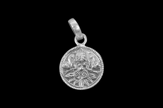 Lakshmi Locket - in Pure Silver - Design I