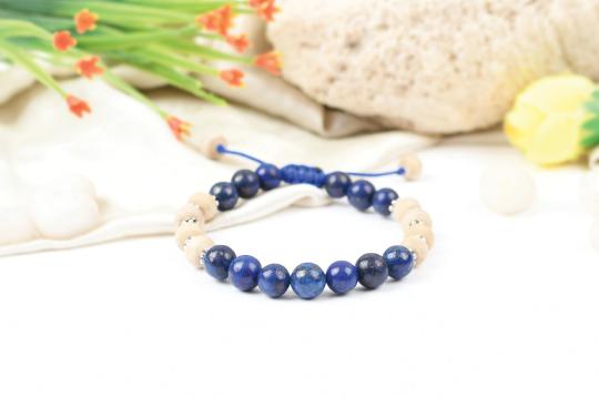 Lapis Lazuli and Tulsi Bracelets
