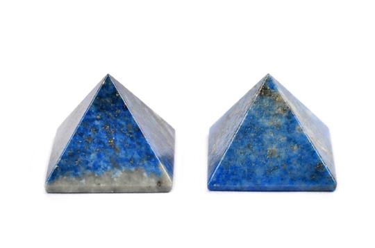 Lapis Lazuli Pyramid - Set of 2 - 23 gms