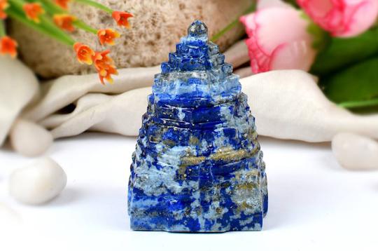 Lapis Lazuli Shree Yantra - 118 gms