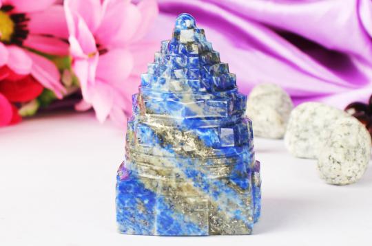 Lapis Lazuli Shree Yantra - 132 gms