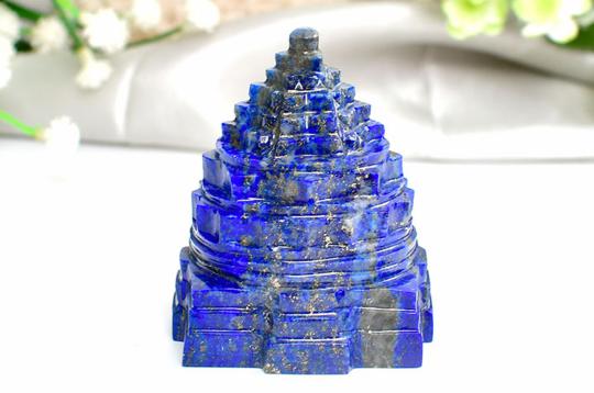 Lapis Lazuli Shree Yantra - 183 gms - I