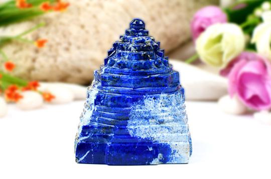 Lapis Lazuli Shree Yantra - 237 gms
