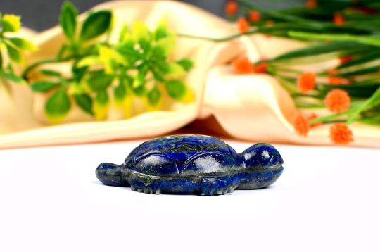 Lapis Lazuli Turtle (Kurma)  - 37 gms