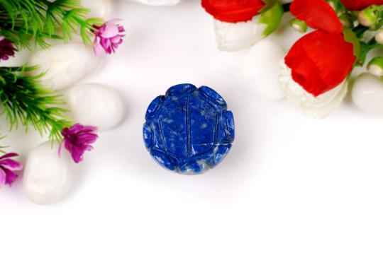 Laxmi Charan in Lapis lazuli - 54 gms