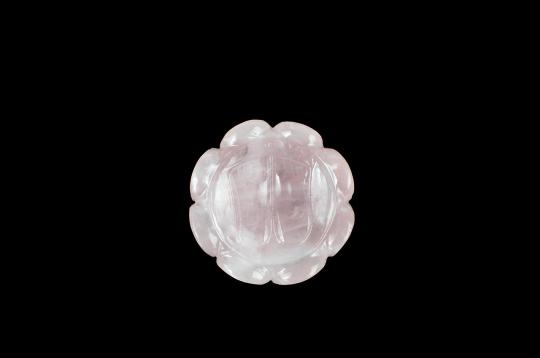 Laxmi Charan in Rose Quartz - 98 gms