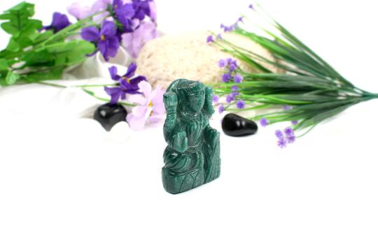Laxmi in Green Jade - 151 gms