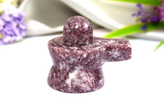 Lepidolite Shivlinga - 109 gms