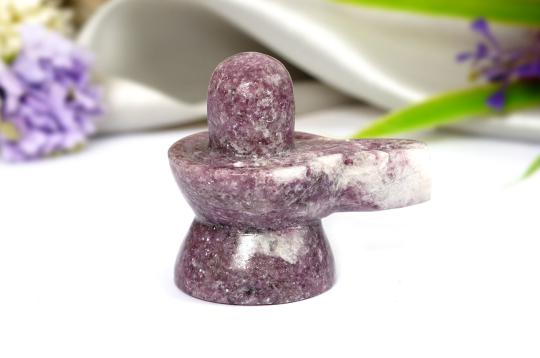 Lepidolite Shivlinga - 72 gms