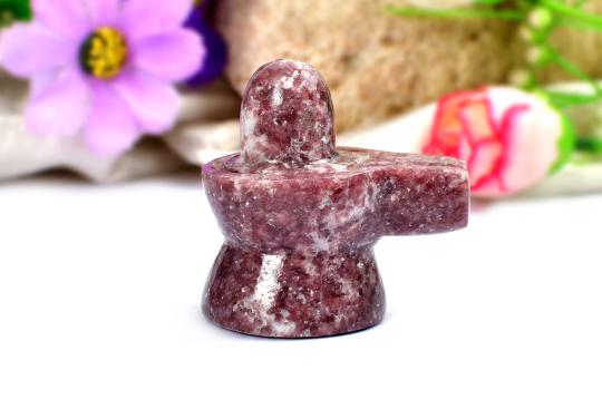 Lepidolite Shivlinga - 83 gms