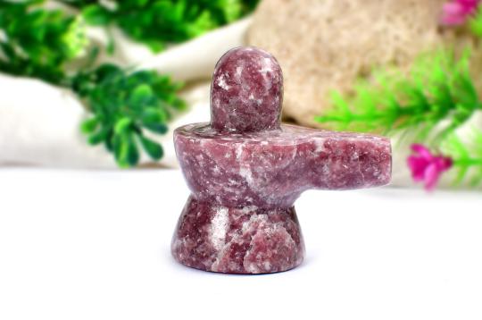 Lepidolite Shivlinga - 89 gms - I