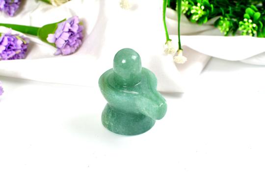 Light Green Jade Shivlinga - 101 gms