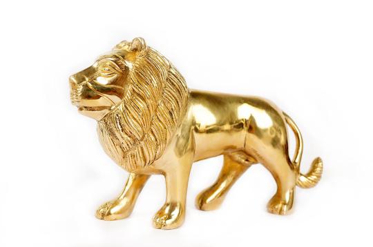 Lion in brass
