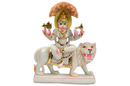 Goddess Pratyangira Devi marble idol