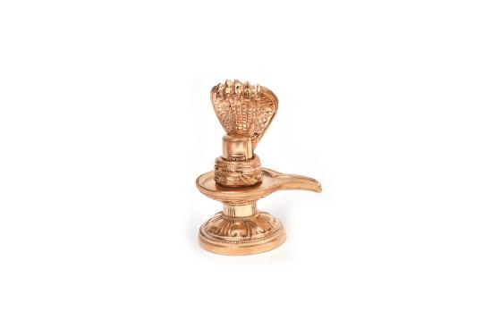 Magnificent Shiva lingam in bronze