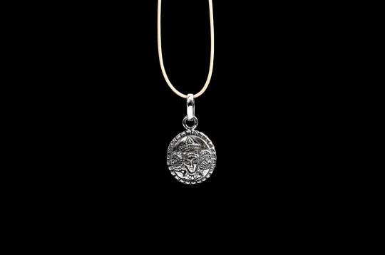 Mahakali Locket in Pure Silver - Design V