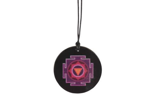 Mahakali Yantra locket on Rosewood