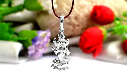 Vishnu Locket in pure silver - III