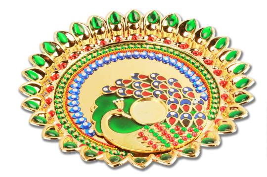 Meenakari Thali