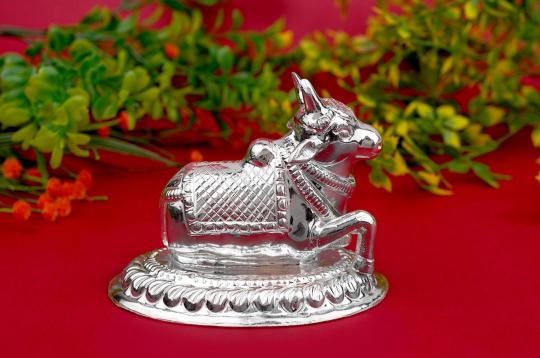 Nandi in Pure Silver - I