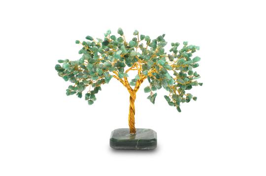 Natural Green Jade Chakra Vastu Tree - Big