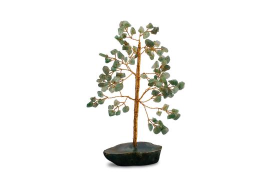 Natural Green Jade Chakra Vastu Tree - Small
