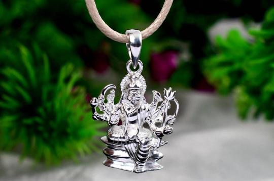 Nav Durga Locket in pure silver