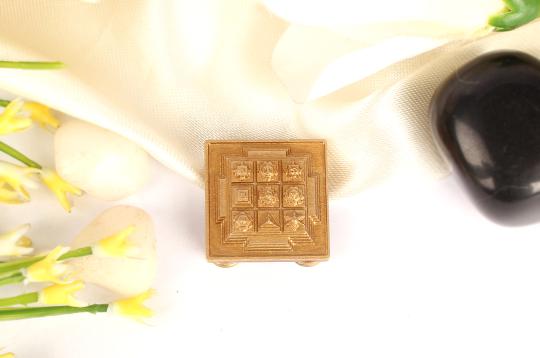 Navgraha Yantra Chowki in Brass