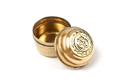 OM Brass container - Small - Set of 12