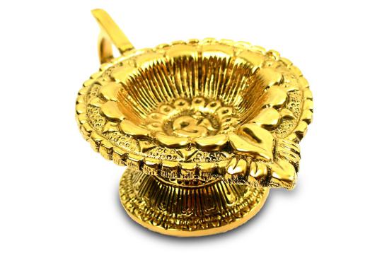 Om Diya in Brass