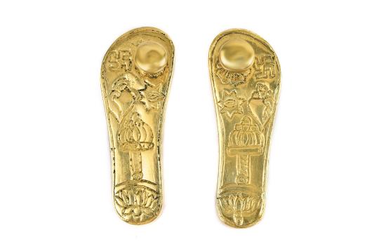 Paduka in Brass