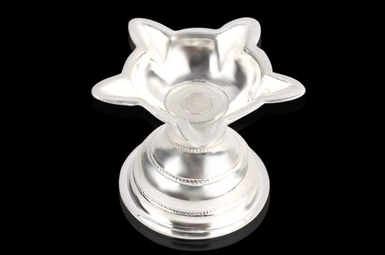 Panch Mukhi diya in pure Silver