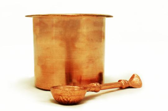 Panchapatra - copper