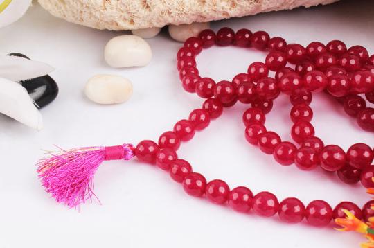 Pink Agate Rosary - 8mm