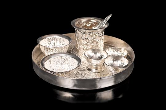 Prasad offerings - German Silver
